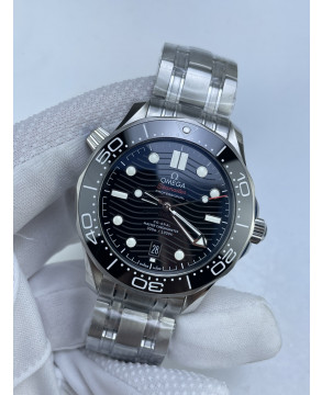 (준비완료/특급배송)NO.2925/VS공장 오메가 씨마스터 다이버 300 스틸 블랙다이얼V4 VS8800 (최신무브업버전)