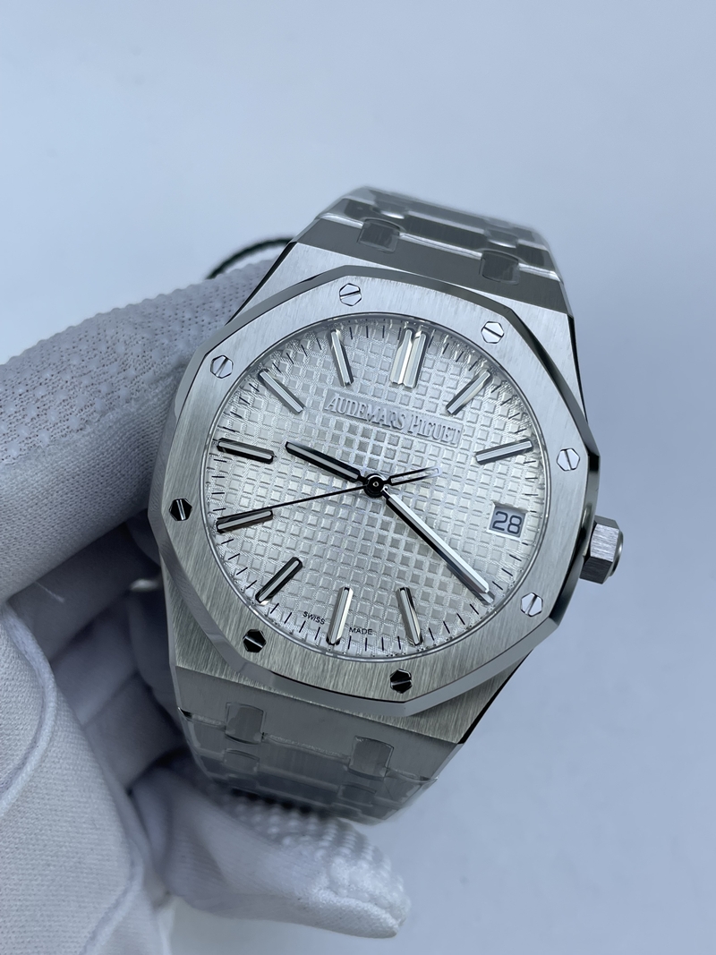 (준비완료/특급배송)NO.3167/ZF공장 오데마피게 로얄오크 15510 50주년 화이트다이얼