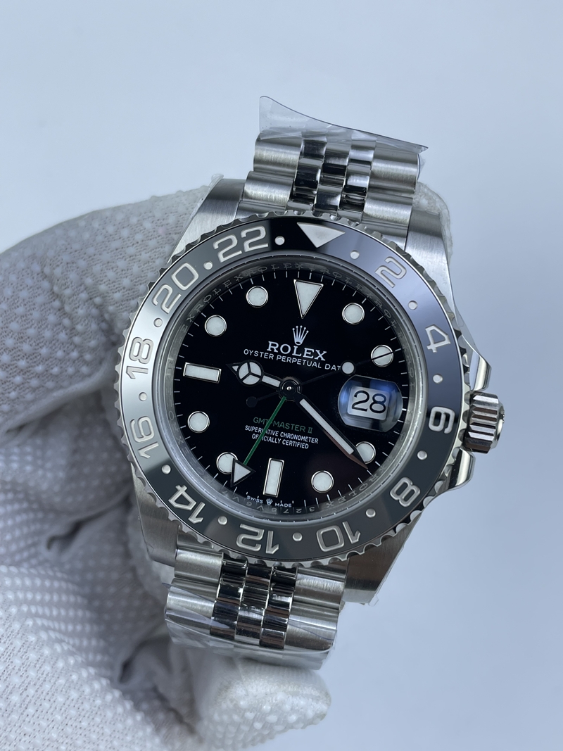 (준비완료/특급배송)NO.3239/롤렉스 지엠티마스터2 블랙그레이 쥬빌레 QP공장