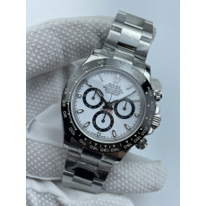 (준비완료/특급배송)NO.3410/초특급 갓성비 데이토나 스틸 세라믹베젤 화이트