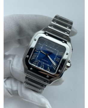 (준비완료/특급배송)NO.3689/BV공장 산토스신형 블루다이얼35미리